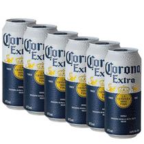 Kit 6 Cerveja Corona Extra Lata 473ml Pilsen 4.7% Alc México Kit 6 Cerveja Corona Extra Lata 473ml Pilsen 4.7% Alc México