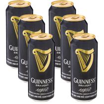 Kit 6 Cerveja Escura Irlandesa Guinness Draught Stout 440ml