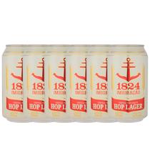 Kit 6 Cerveja Imigração 1824 Hop Lager Puro Malte Lata 350ml Kit 6 Cerveja Imigração 1824 Hop Lager Puro Malte Lata 350ml