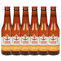 Kit 6 Cerveja Imigração 1824 Pilsen Long Neck 355ml Kit 6 Cerveja Imigração 1824 Pilsen Long Neck 355ml