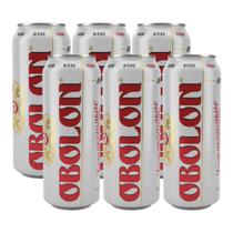 Kit 6 Cerveja Obolon Lager Sem Álcool Ucrânia 500ml Lata