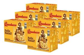 Kit 6 Cesta De Natal Bauducco Grande 21 Itens Original C Nf