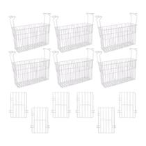 Kit - 6 Cestos Organizador Nextgen Para Nf E Hf Metalfrio + 6 Separadores