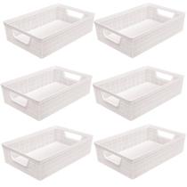 Kit 6 Cestos Organizadores Multiuso Decorativo Juta A5 2 L