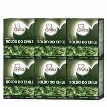 Kit 6 Chá Boldo do Chile Q-Vita 10g (10 Sachês) Kit 6 Chá Boldo do Chile Q-Vita 10g (10 Sachês)