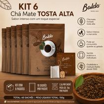 Kit 6 Chá Mate Tostado Tosta Alta Baldo em sachê 25g cada