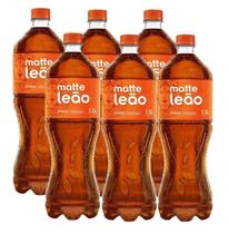 Kit 6 Chá Matte Natural Leão GARRAFA 1,5 Litro