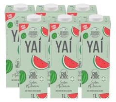 kit 6 Chá Verde Yaí Sabor Melancia 1 Litro kit 6 Chá Verde Yaí Sabor Melancia 1 Litro
