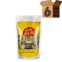 Kit 6 Champignon Vale Fértil Inteiro Em Conserva 100g