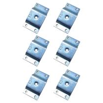 Kit 6 Chapinha Chapa Fixação Chanfrada Inclinada 15 Graus Pe Palito - Mozzelar