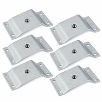 Kit 6 Chapinhas Mobilia Decor para Pes Palito Chapa Inclinada 10 Graus Aco Carbono Cromado Kit 6 Chapinhas Mobilia Decor para Pes Palito Chapa Inclinada 10 Graus Aco Carbono Cromado