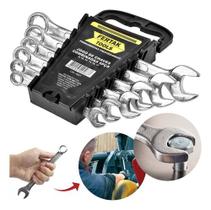 Kit 6 Chaves Combinadas Linha Profissional Fertak Aço