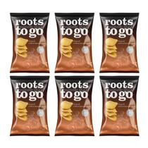 Kit 6 chips batata doce 45g roots to go - natural e sem gluten Kit 6 chips batata doce 45g roots to go - natural e sem gluten