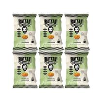 Kit 6 Chips de Batata-Doce Lemon Pepper Snack Gourmet 45g Do Johnny Kit 6 Chips de Batata-Doce Lemon Pepper Snack Gourmet 45g Do Johnny