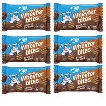 Kit 6 choco wheyfer bites chocolate c avelã crocante 6g proteina 35g +mu Kit 6 choco wheyfer bites chocolate c avelã crocante 6g proteina 35g +mu