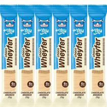 Kit 6 choco wheyfer chocolate branco crocante 6g de proteina 25g +mu Kit 6 choco wheyfer chocolate branco crocante 6g de proteina 25g +mu