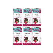 KIT 6 CHOCOLATE 70% CACAU FRAMBOESA SEM LACTOSE ONLY4 70g KIT 6 CHOCOLATE 70% CACAU FRAMBOESA SEM LACTOSE ONLY4 70g