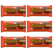 Kit 6 Chocolate AoLeite C/Pasta Amendoin Reese's Two Cup 42G