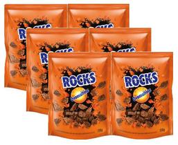 kit 6 Chocolate Ovomaltine Flocos Crocantes Rocks 110G