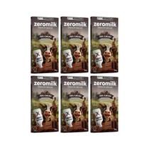 Kit 6 chocolate sem conservantes 70% cacau vegano 70g zeromilk