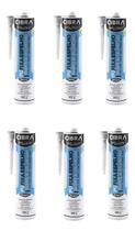 Kit 6 Cibra Selante Adesivo de Vedação Pu Fixa Espelho Branco Kit 6 Cibra Selante Adesivo de Vedação Pu Fixa Espelho Branco