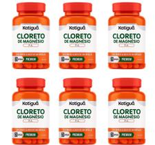 Kit 6 Cloreto De Magnésio P.a 60 Capsulas. Katigua