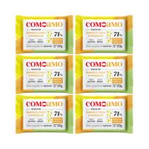 Kit 6 coco, damasco e maracuja zero adição de açucar 20g comoamo