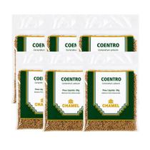 Kit 6 Coentro Em Grãos Chamel 50g Condimento Natural Kit 6 Coentro Em Grãos Chamel 50g Condimento Natural