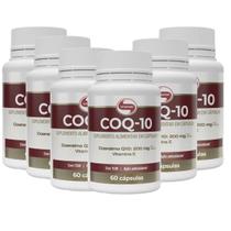 Kit 6 Coenzima Q10 Vitafor 200mg 60 capsulas Sabor Neutro Kit 6 Coenzima Q10 Vitafor 200mg 60 capsulas Sabor Neutro