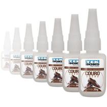 Kit 6 Cola Adesivo Instantâneo Para Couros 20g TEKBond Kit 6 Cola Adesivo Instantâneo Para Couros 20g TEKBond