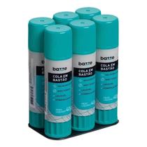 Kit 6 cola bastão 40g escolar artesanato bazze não toxica Kit 6 cola bastão 40g escolar artesanato bazze não toxica