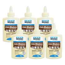 Kit 6 Cola de madeira Tekbond 100g, móveis, tacos e madeira Kit 6 Cola de madeira Tekbond 100g, móveis, tacos e madeira