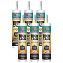Kit 6 Cola High Tack Híbrido Alta Aderência 290ML-486G- Branco Kit 6 Cola High Tack Híbrido Alta Aderência 290ML-486G- Branco