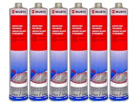 Kit 6 Cola para Para-Brisas 310ml - ADESIVO POLIURETANO WURTH 0890100404
