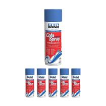 Kit 6 Cola Spray Permanente 500ml - Tekbond Kit 6 Cola Spray Permanente 500ml - Tekbond