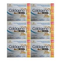 Kit 6 Colágeno 40mg Tipo II De 90Cps - La San-Day Kit 6 Colágeno 40mg Tipo II De 90Cps - La San-Day