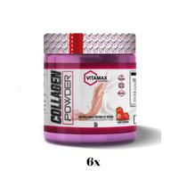 Kit 6 Colágeno Powder Hidrolisado 300g Vitamax Nutrition