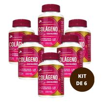 Kit 6 colageno verisol + acido hialuronico 750mg 120 caps