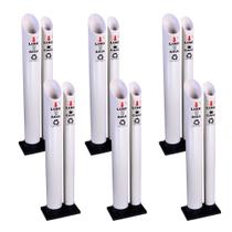 Kit 6 Coletores Duplos Água/Café PVC Kit 6 Coletores Duplos Água/Café PVC