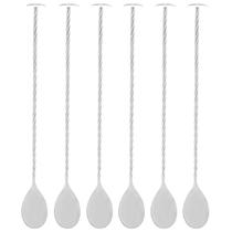 Kit 6 Colheres Bailarinas Inox 26cm Tress Lyor Prata Bartend Kit 6 Colheres Bailarinas Inox 26cm Tress Lyor Prata Bartend
