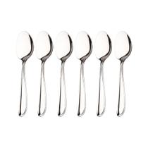 Kit 6 Colheres de Sobremesa Hercules Monterrey Aço Inox 1340-004