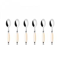 Kit 6 Colheres para Sobremesa Doce 16cm Country Bugatti Kit 6 Colheres para Sobremesa Doce 16cm Country Bugatti