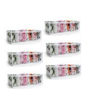 Kit 6 Colmeias Organizadoras de Gaveta para Calcinhas Meias Cuecas e Roupas Pequenas Organizador de Armazenamento em PVC 10x34x10cm