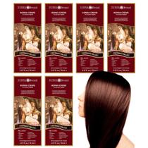 Kit 6 Coloração Tintura Henna Surya Creme Castanho Escuro