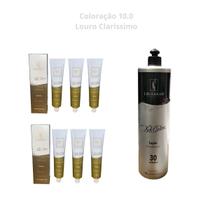 Kit 6 Colorações 10.0 Ax Lauarrah + 1 Ox 30 Vol Vita Derm