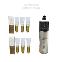 Kit 6 Colorações 3.0 Ax Lauarrah + 1 Ox 20 Vol Vita Derm