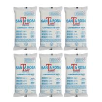 Kit 6 Compressa de Gaze 7,5x7,5 09 Fios 220g Não Estéril - Santa Rosa Kit 6 Compressa de Gaze 7,5x7,5 09 Fios 220g Não Estéril - Santa Rosa