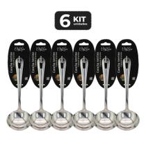 Kit 6 concha terrina inox 20 cm