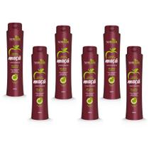 Kit 6 Condicionador 400ml Vegano Vinagre Capilar Maçã Mahair Kit 6 Condicionador 400ml Vegano Vinagre Capilar Maçã Mahair