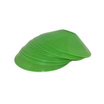 kit 6 Cone Prato Disco Esportivo Para Treino Funcional - Verde